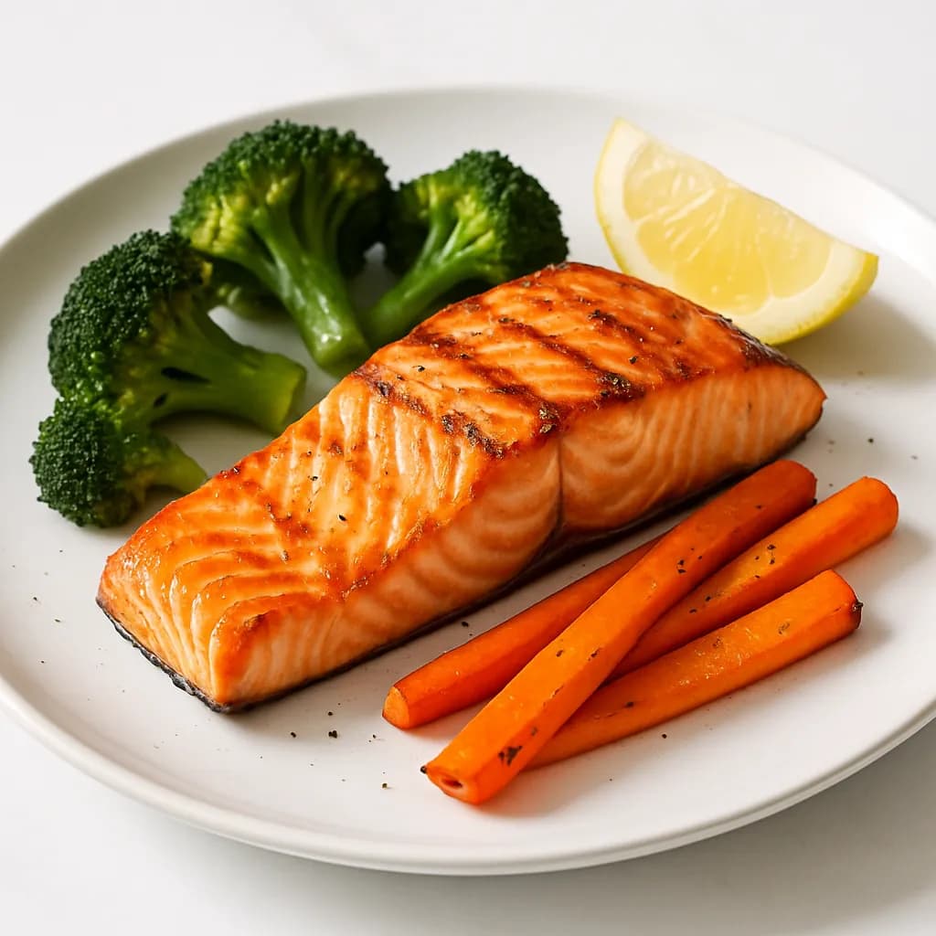 Zalm met groenten